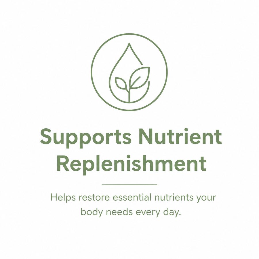 Supports nutrient replenishment